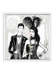 Friday Extravaganza - Illustration - Canvas Gallery Print - Unframed or Framed - Tiffany La Belle