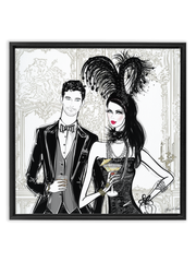 Friday Extravaganza - Illustration - Canvas Gallery Print - Unframed or Framed - Tiffany La Belle