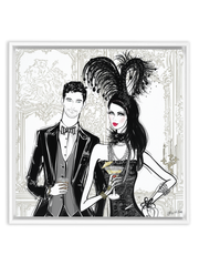 Friday Extravaganza - Illustration - Canvas Gallery Print - Unframed or Framed - Tiffany La Belle