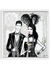 Friday Extravaganza - Illustration - Canvas Gallery Print - Unframed or Framed - Tiffany La Belle