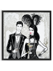 Friday Extravaganza - Illustration - Canvas Gallery Print - Unframed or Framed - Tiffany La Belle