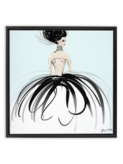Couture Gems - Illustration - Canvas Gallery Print - Unframed or Framed - Tiffany La Belle