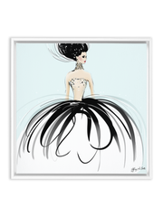 Couture Gems - Illustration - Canvas Gallery Print - Unframed or Framed - Tiffany La Belle