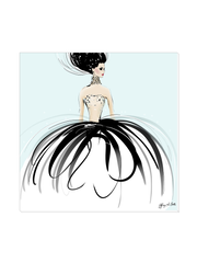 Couture Gems - Illustration - Canvas Gallery Print - Unframed or Framed - Tiffany La Belle