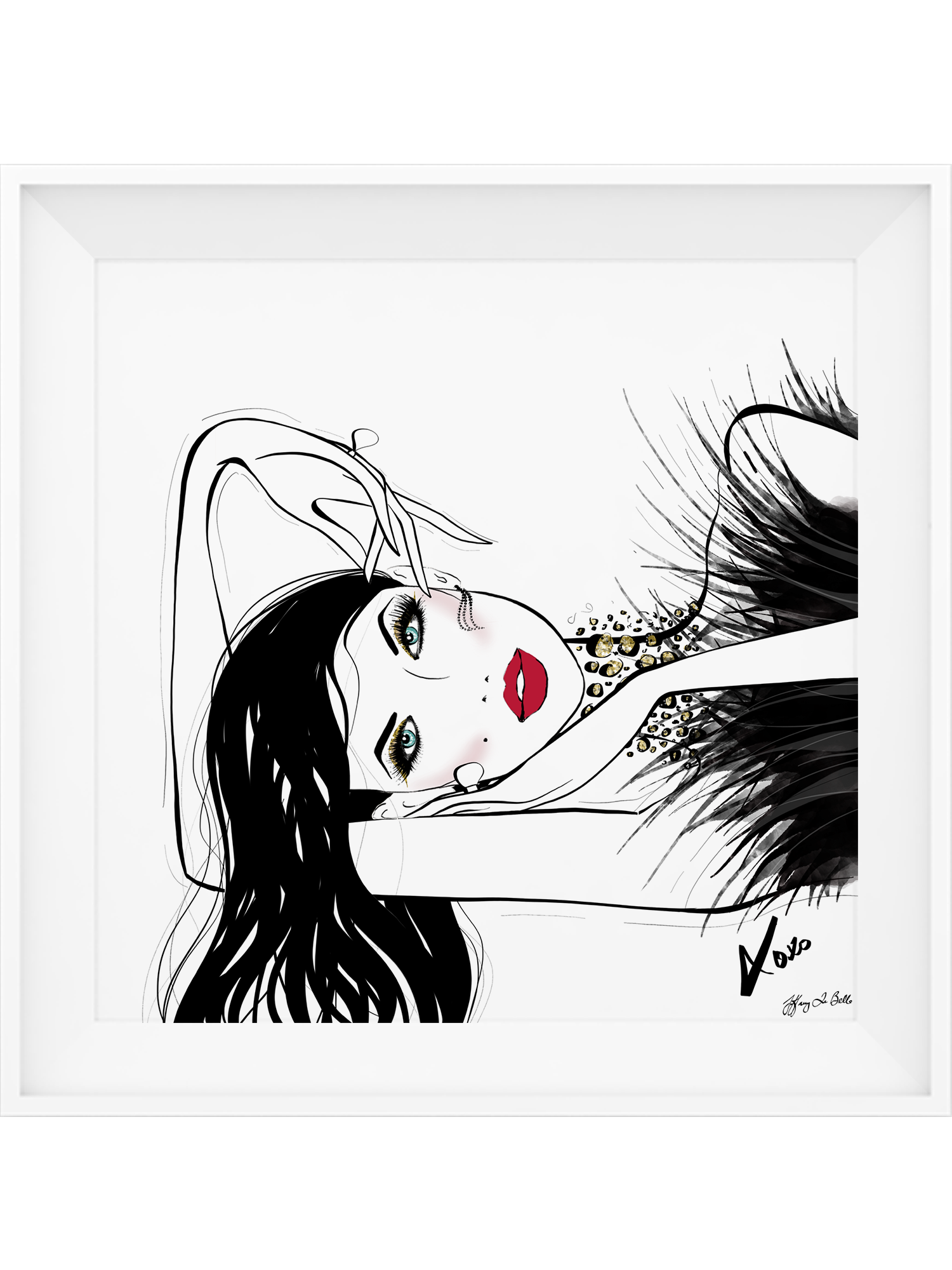 A Peaceful Moment - Illustration - Limited Edition Print - Tiffany La Belle