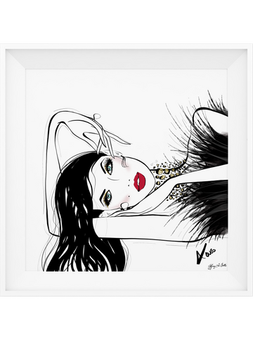 A Peaceful Moment - Illustration - Limited Edition Print - Tiffany La Belle