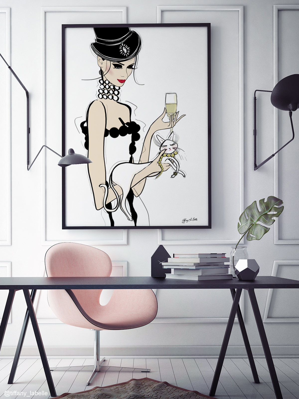 It's a Cats Life - Illustration - Limited Edition Print - Tiffany La Belle