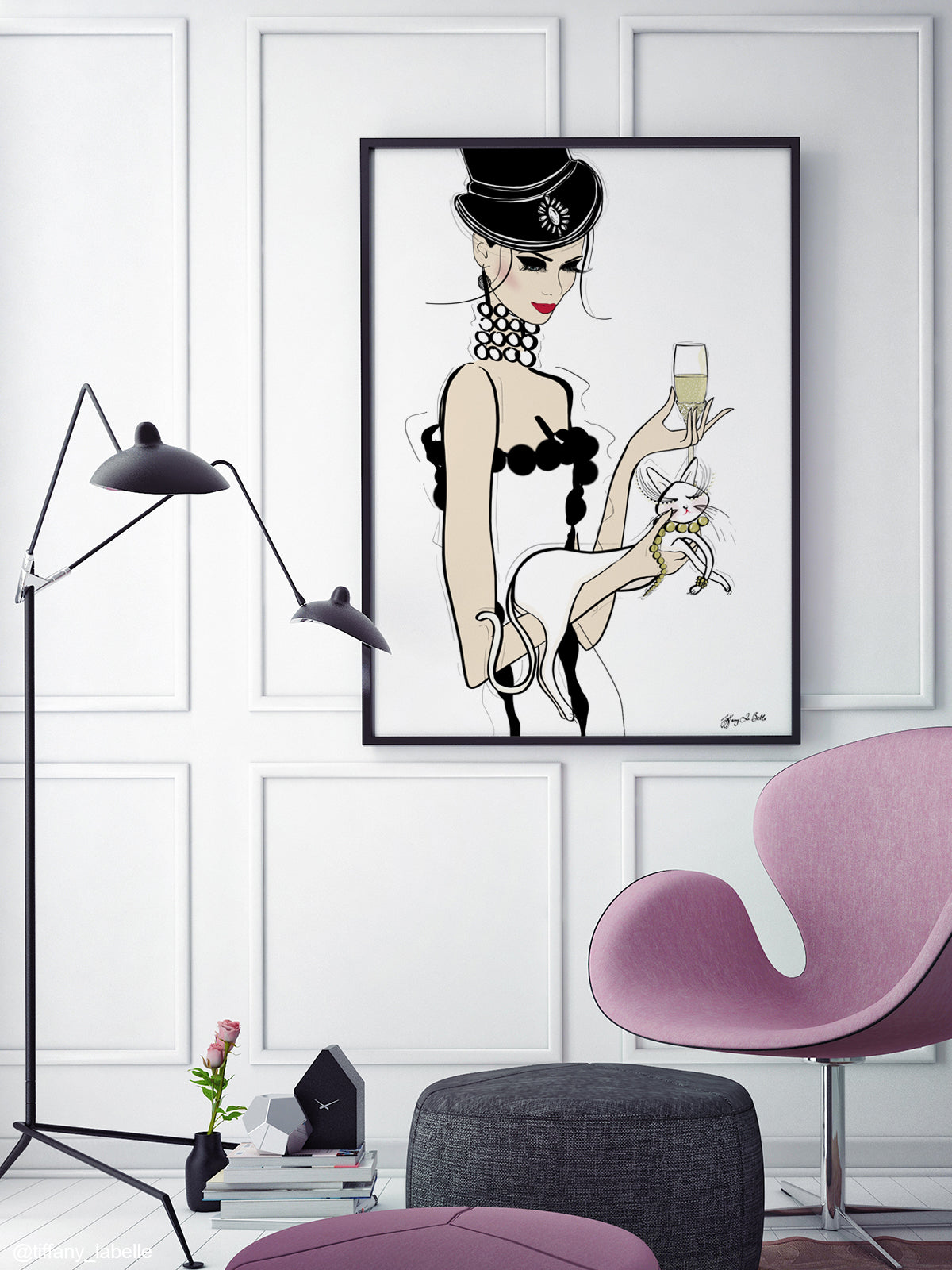 It's a Cats Life - Illustration - Limited Edition Print - Tiffany La Belle