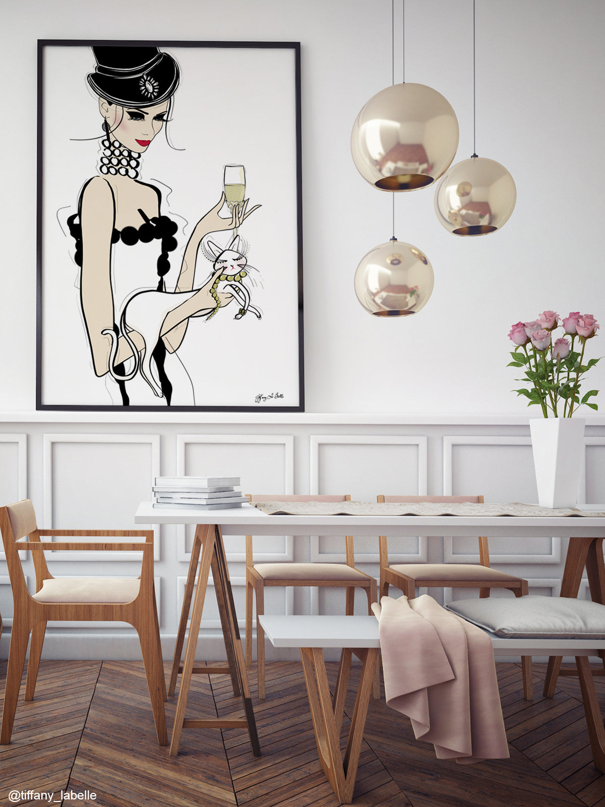 It's a Cats Life - Illustration - Limited Edition Print - Tiffany La Belle