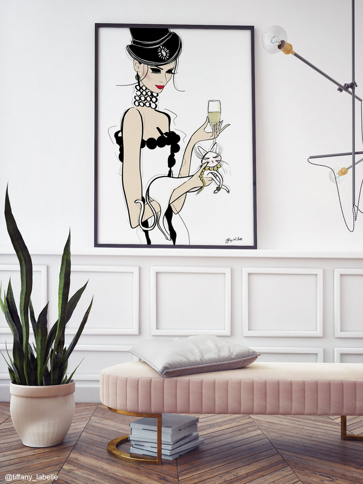 It's a Cats Life - Illustration - Limited Edition Print - Tiffany La Belle