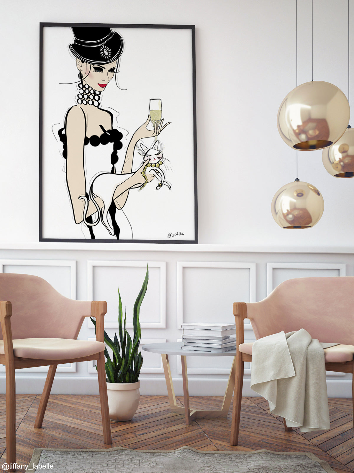It's a Cats Life - Illustration - Limited Edition Print - Tiffany La Belle