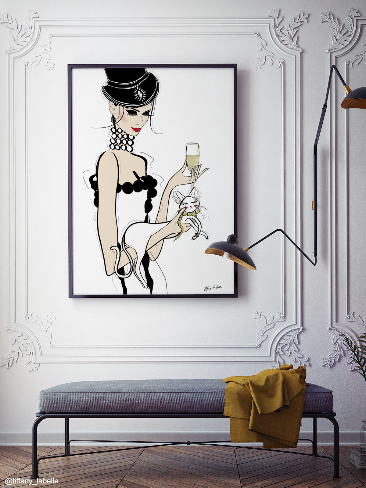 It's a Cats Life - Illustration - Limited Edition Print - Tiffany La Belle