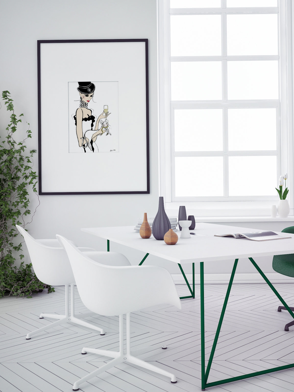It's a Cats Life - Illustration - Limited Edition Print - Tiffany La Belle