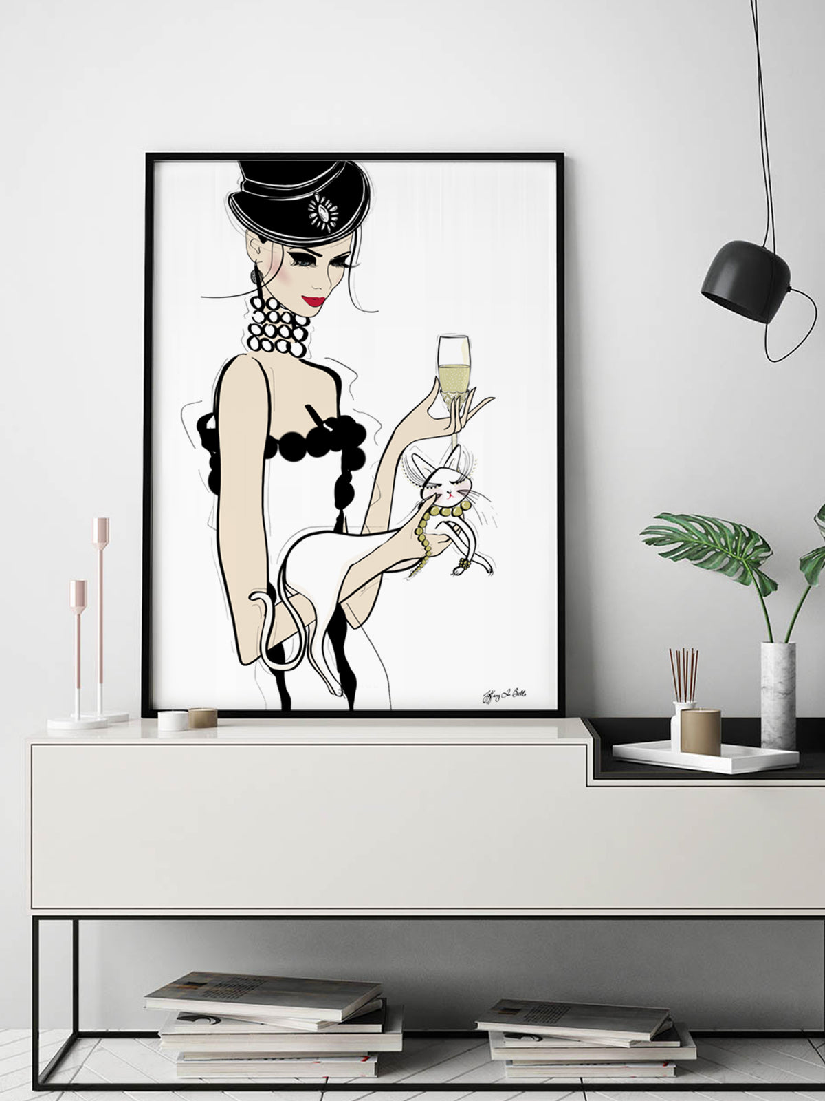 It's a Cats Life - Illustration - Limited Edition Print - Tiffany La Belle