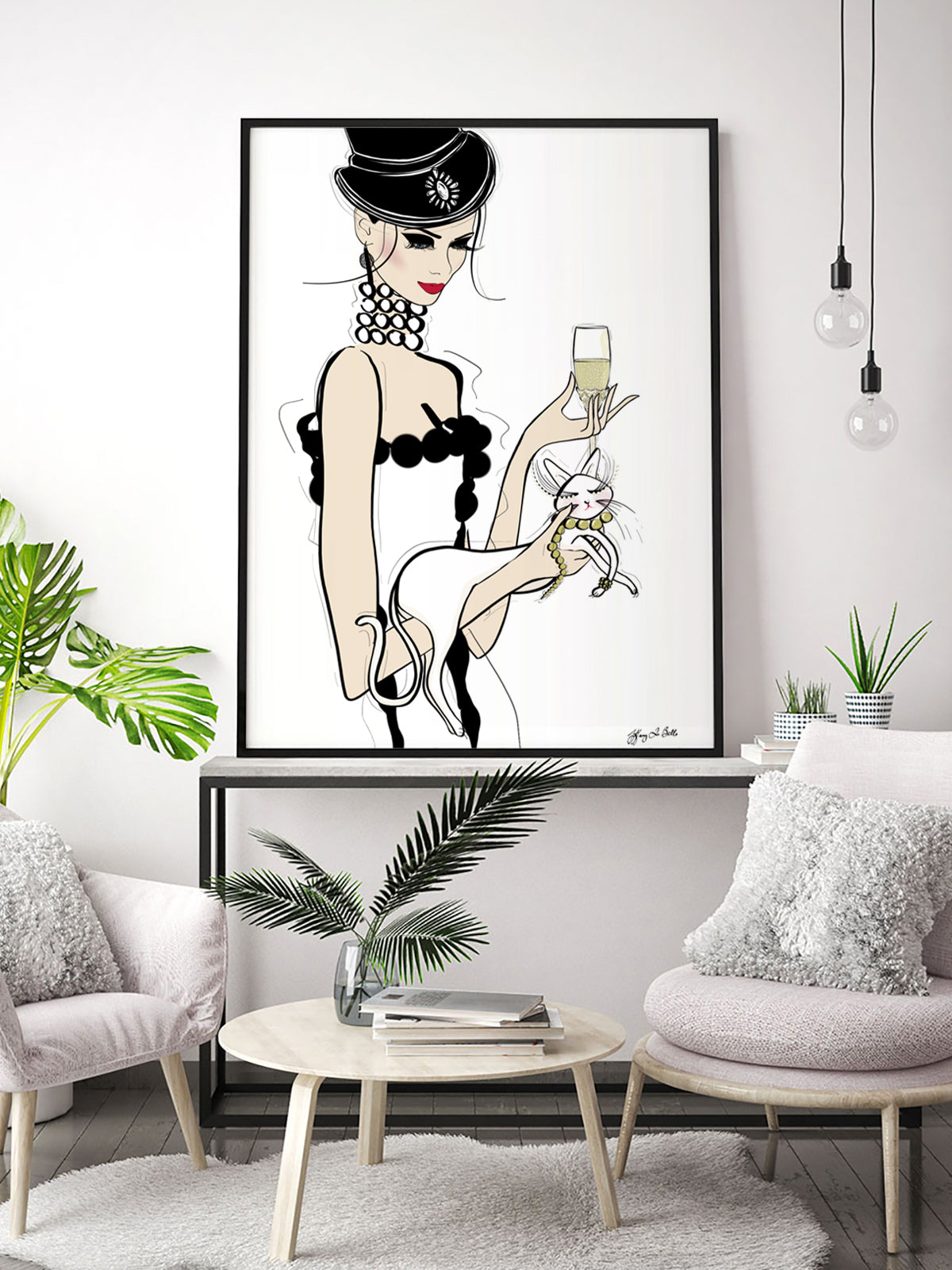 It's a Cats Life - Illustration - Limited Edition Print - Tiffany La Belle