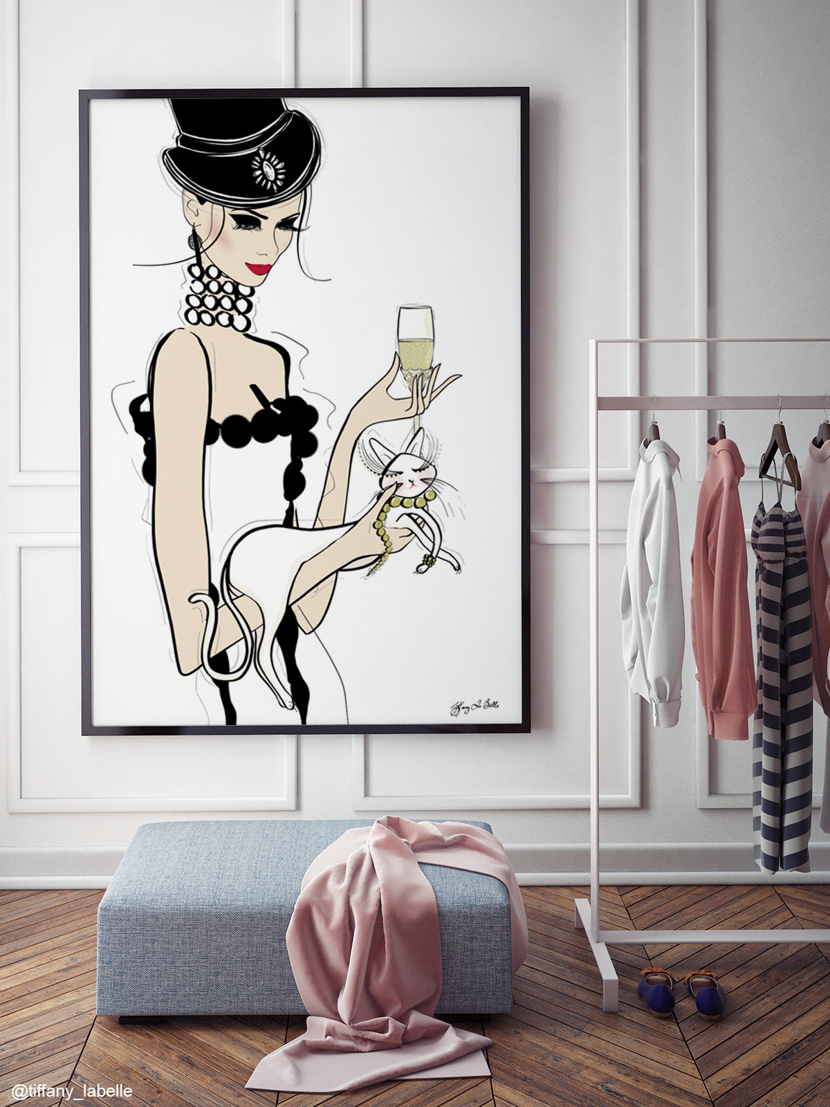 It's a Cats Life - Illustration - Limited Edition Print - Tiffany La Belle