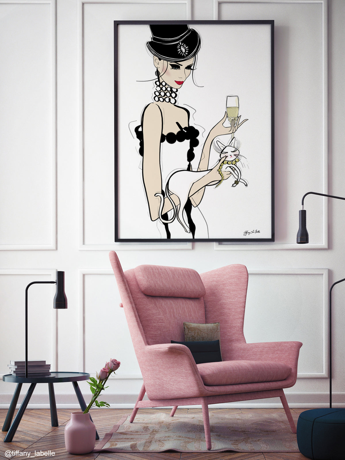 It's a Cats Life - Illustration - Limited Edition Print - Tiffany La Belle
