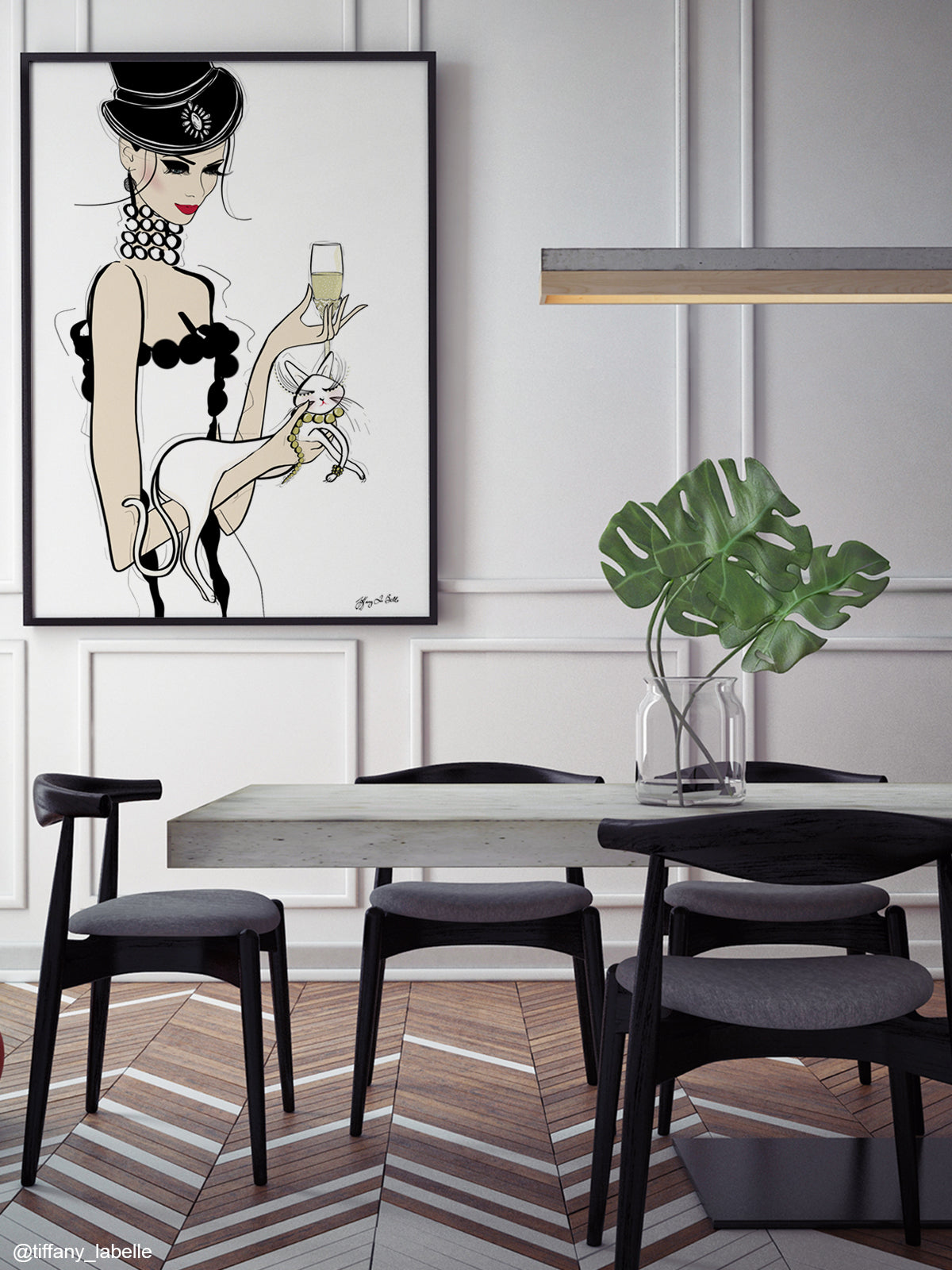 It's a Cats Life - Illustration - Limited Edition Print - Tiffany La Belle
