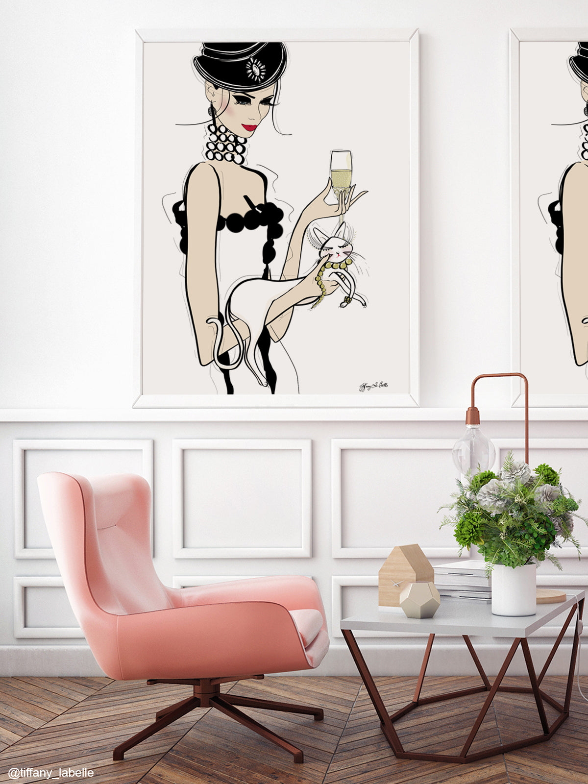 It's a Cats Life - Illustration - Limited Edition Print - Tiffany La Belle