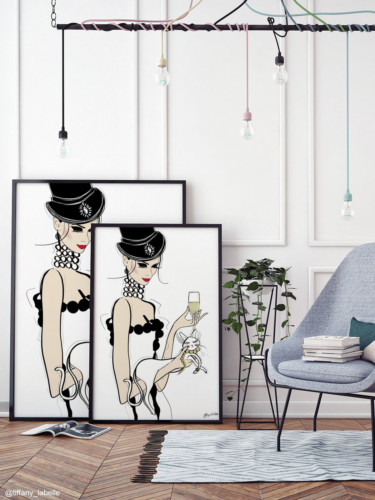 It's a Cats Life - Illustration - Limited Edition Print - Tiffany La Belle