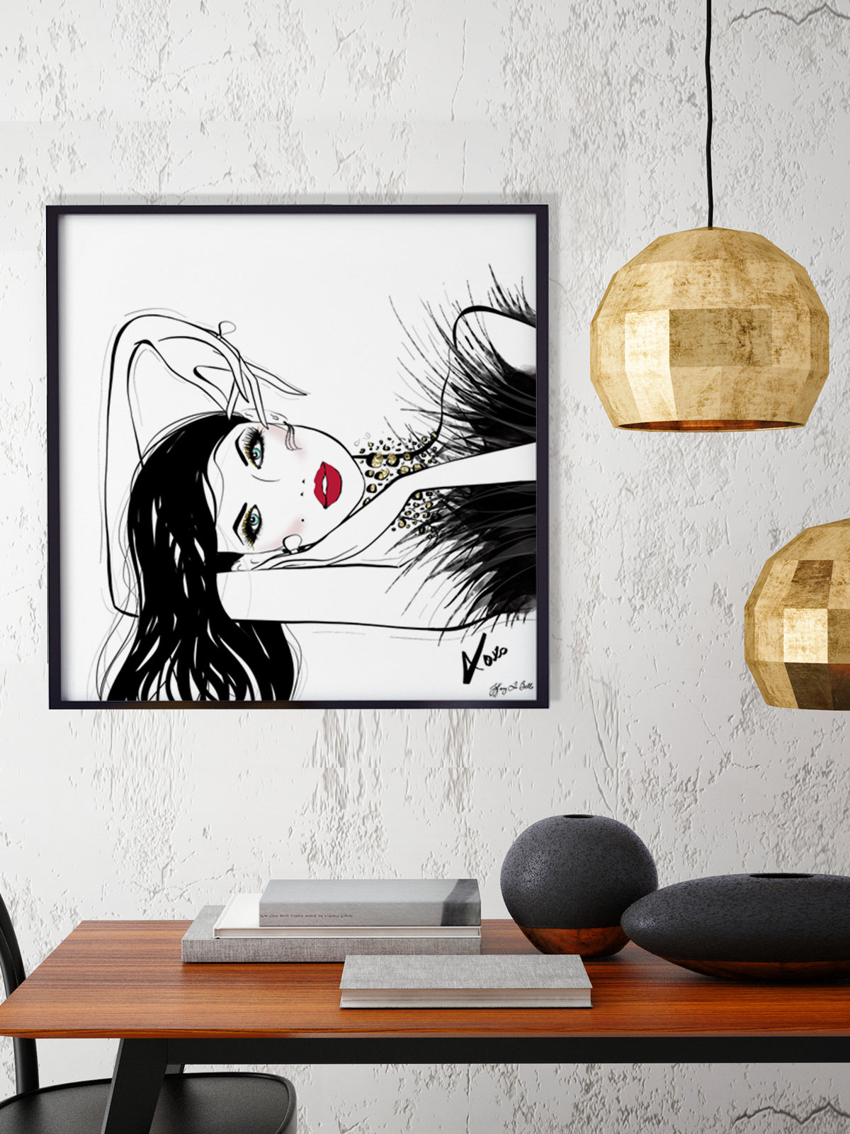 A Peaceful Moment - Illustration - Limited Edition Print - Tiffany La Belle