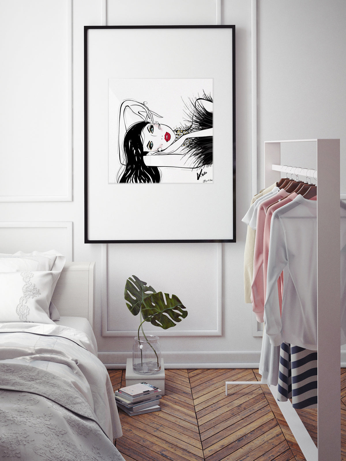 A Peaceful Moment - Illustration - Limited Edition Print - Tiffany La Belle