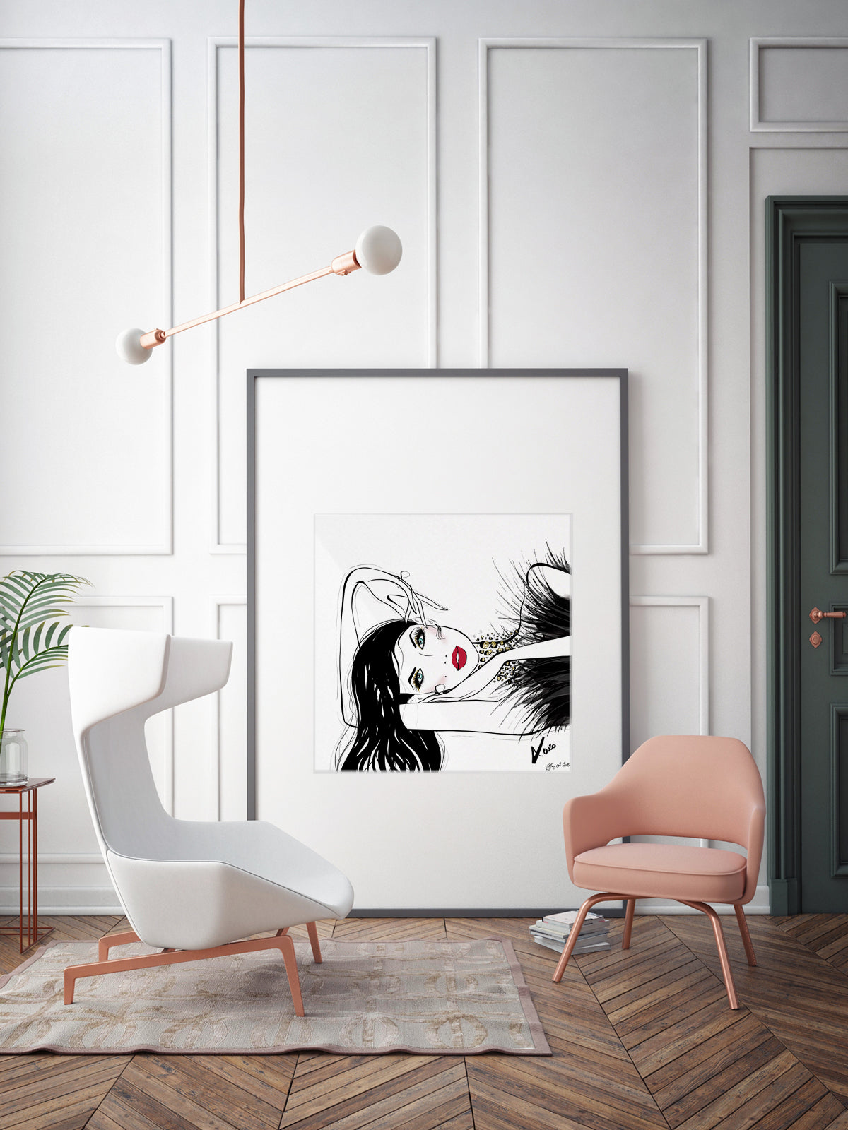 A Peaceful Moment - Illustration - Limited Edition Print - Tiffany La Belle