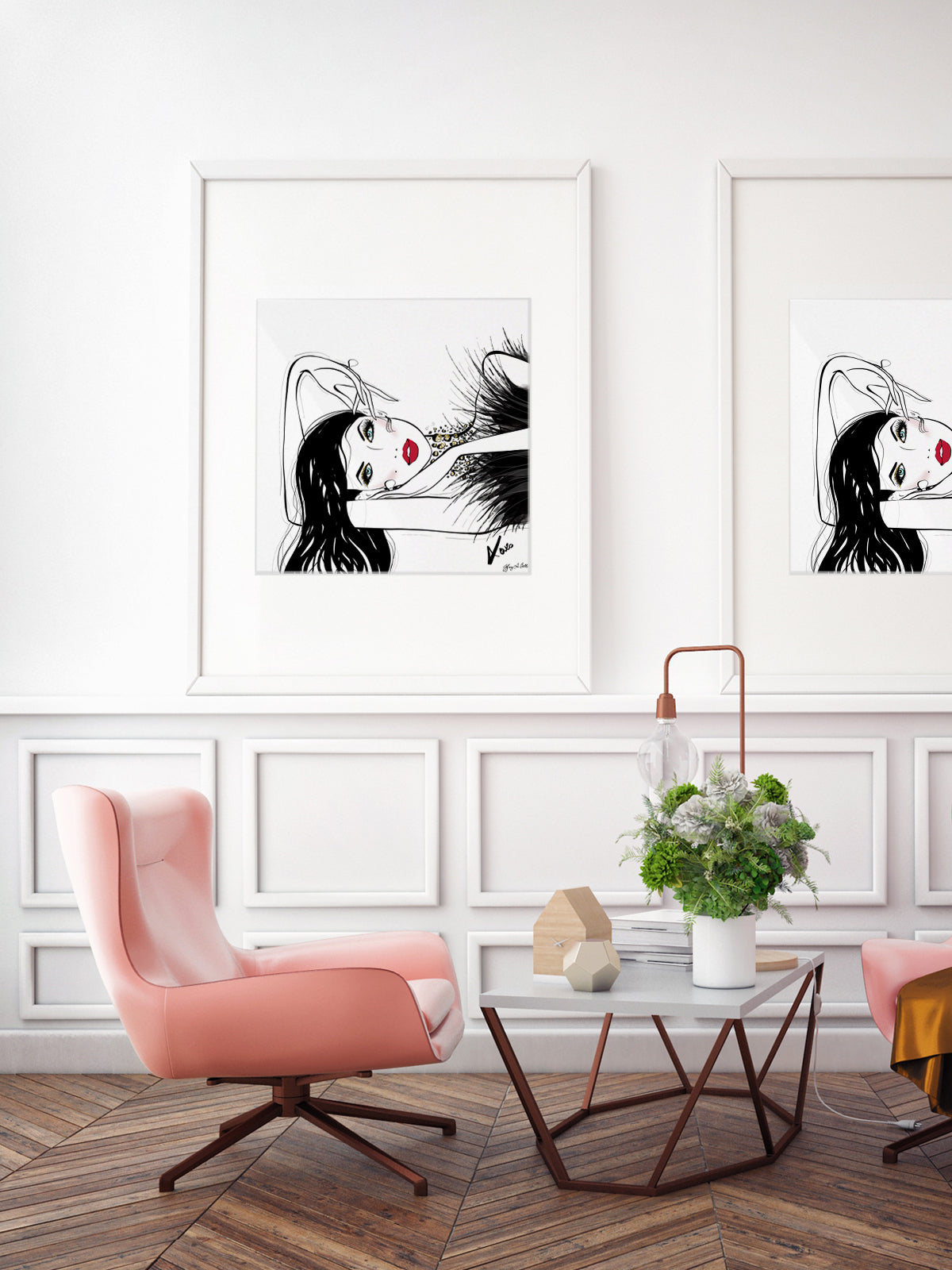A Peaceful Moment - Illustration - Limited Edition Print - Tiffany La Belle