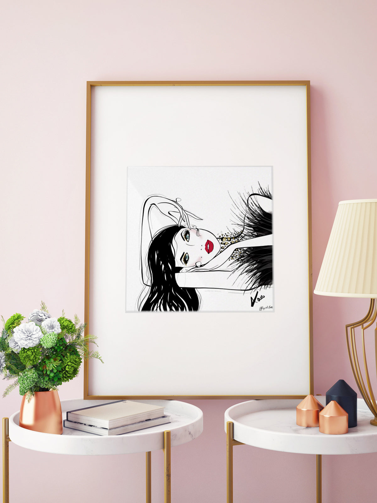 A Peaceful Moment - Illustration - Limited Edition Print - Tiffany La Belle