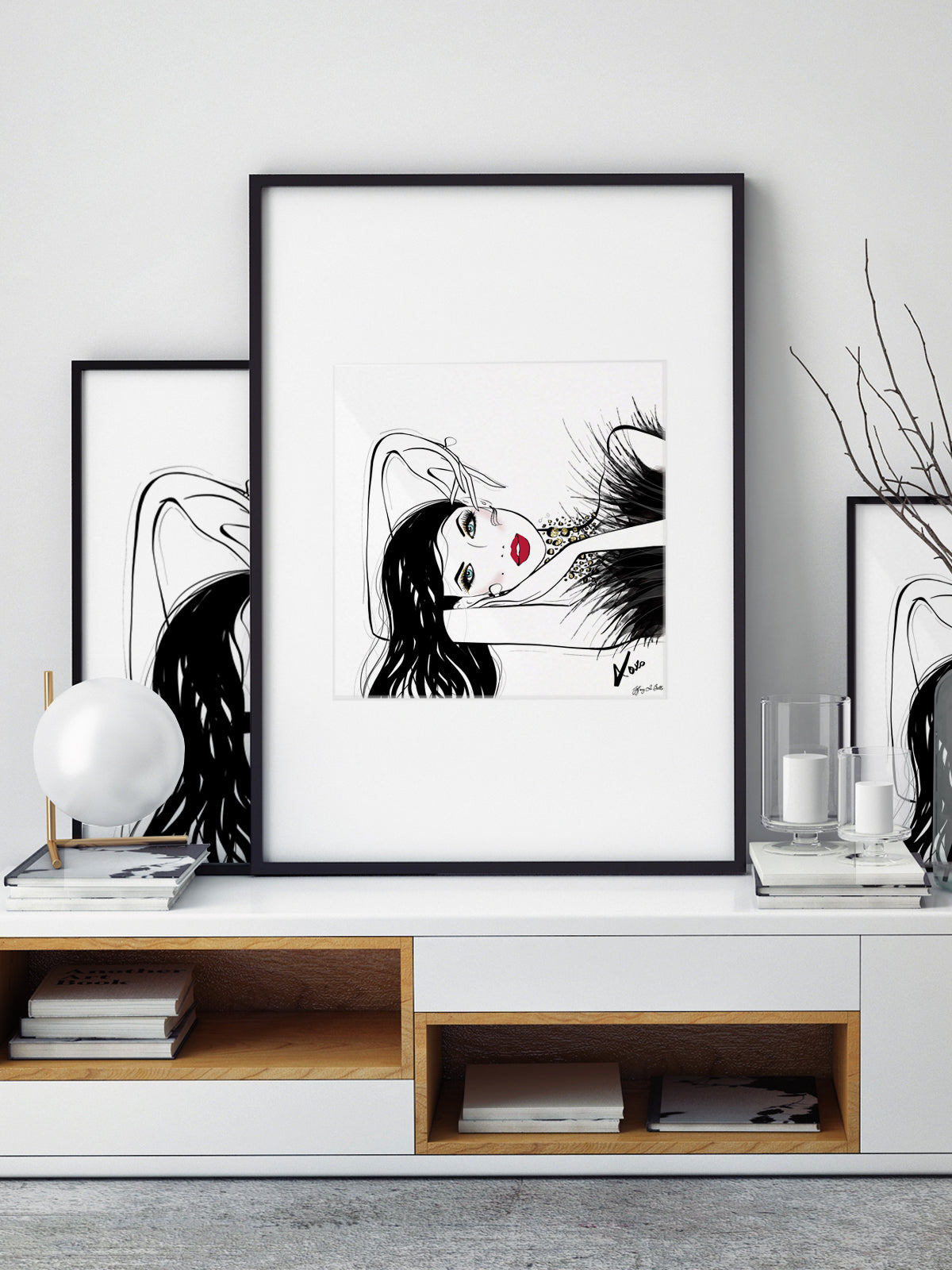 A Peaceful Moment - Illustration - Limited Edition Print - Tiffany La Belle