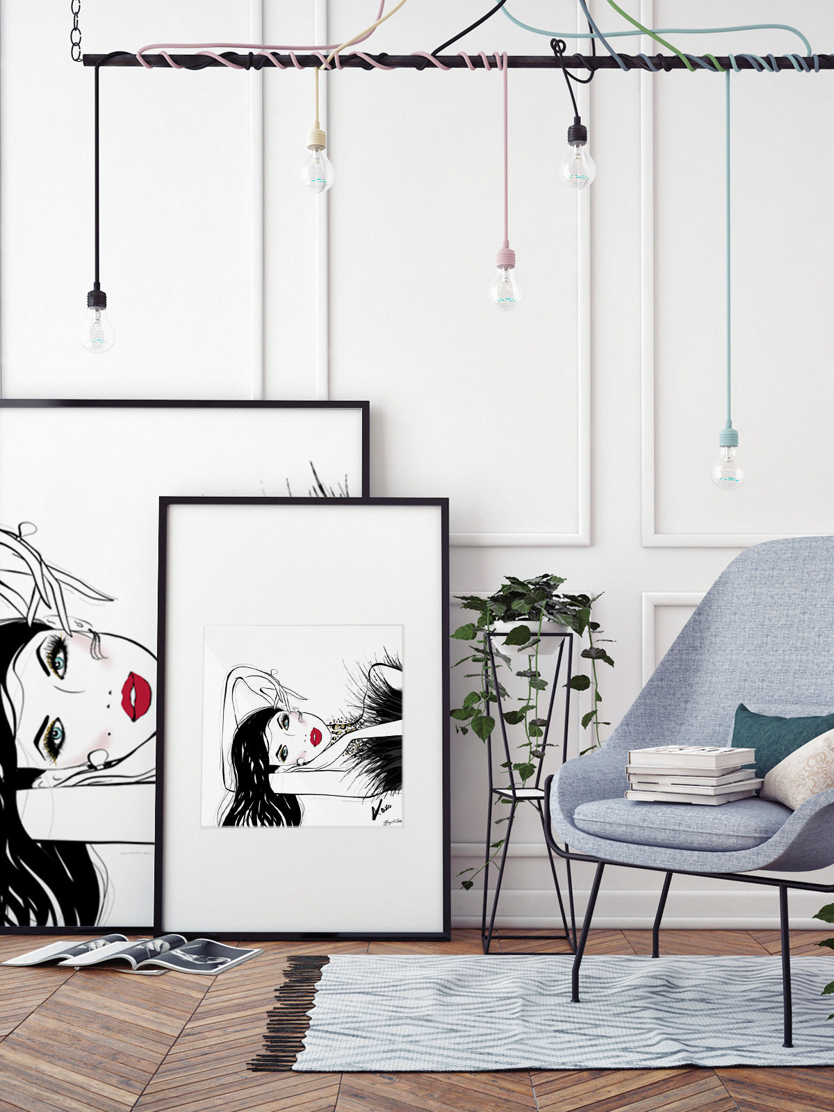 A Peaceful Moment - Illustration - Limited Edition Print - Tiffany La Belle