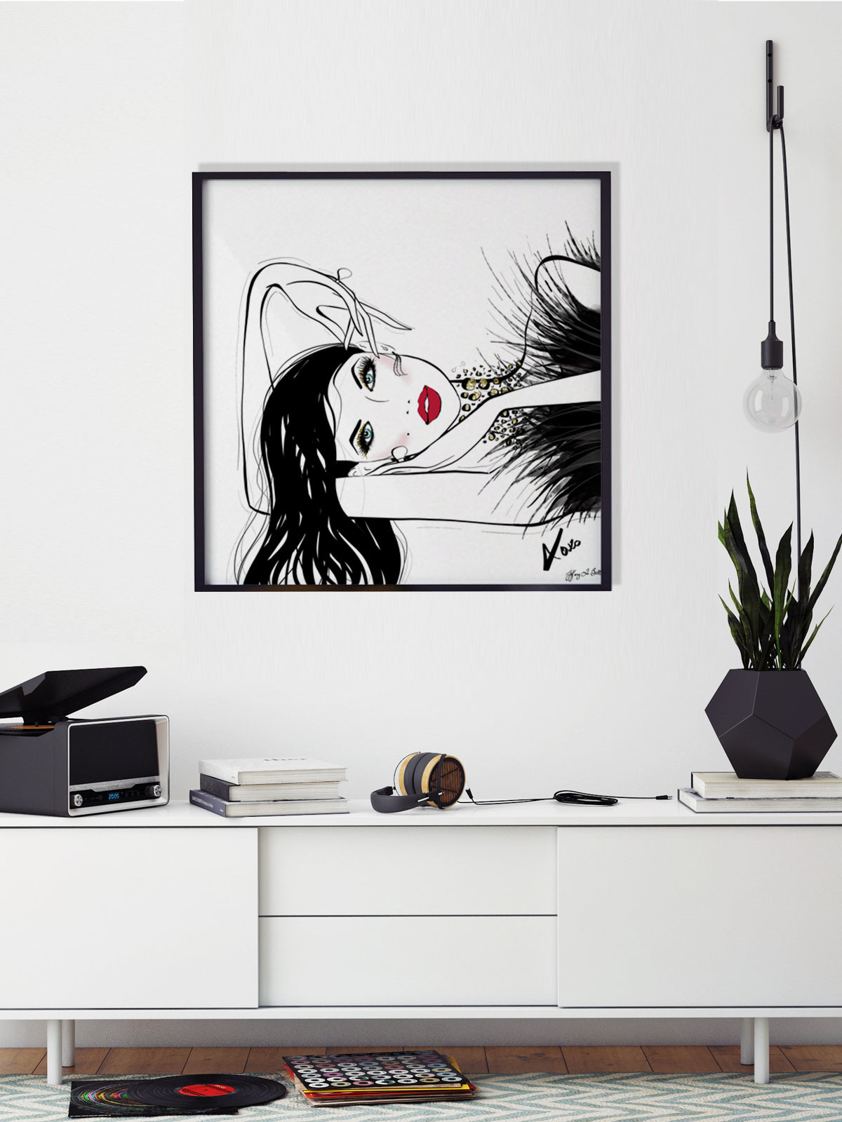 A Peaceful Moment - Illustration - Limited Edition Print - Tiffany La Belle