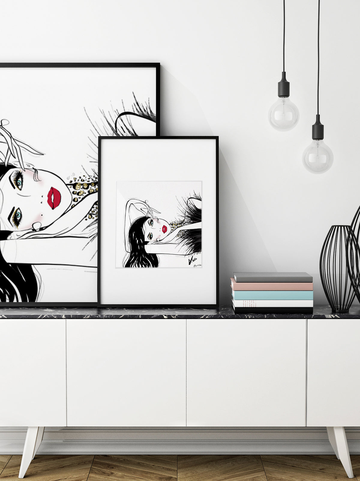 A Peaceful Moment - Illustration - Limited Edition Print - Tiffany La Belle