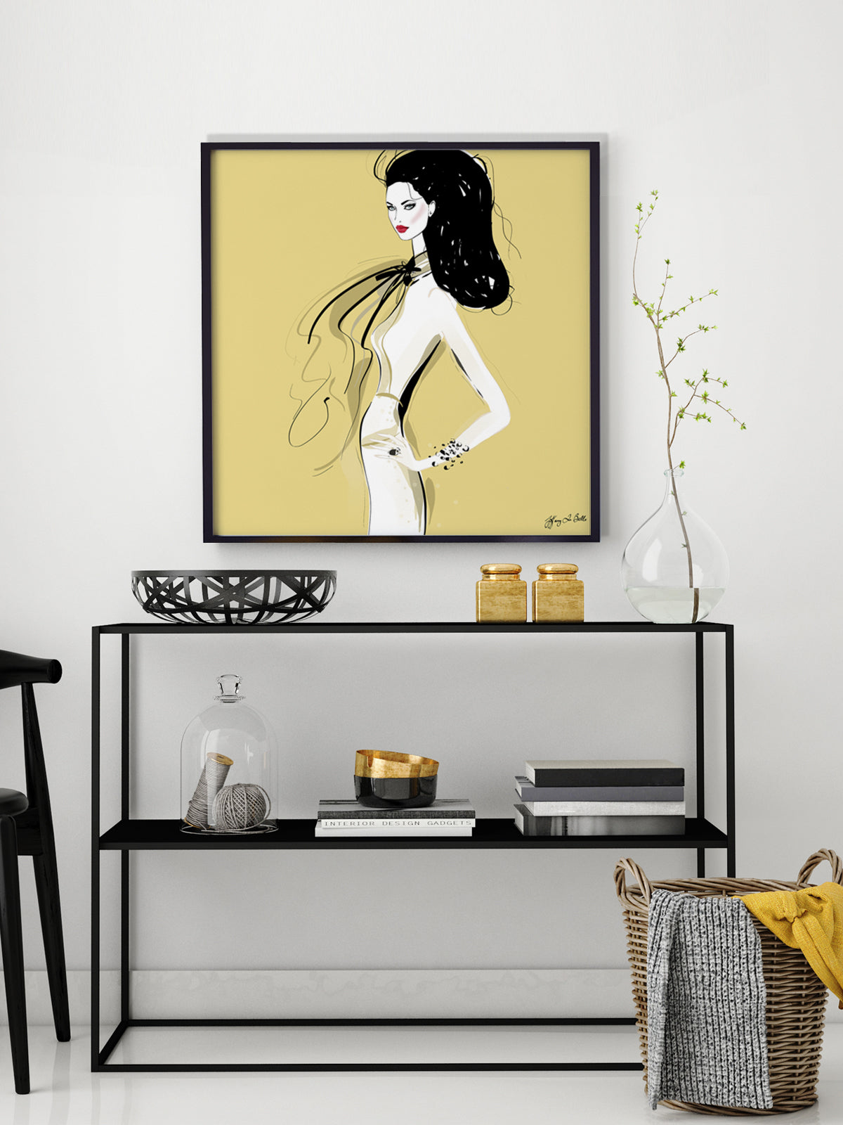 She's All Style - Illustration - Limited Edition Print - Tiffany La Belle