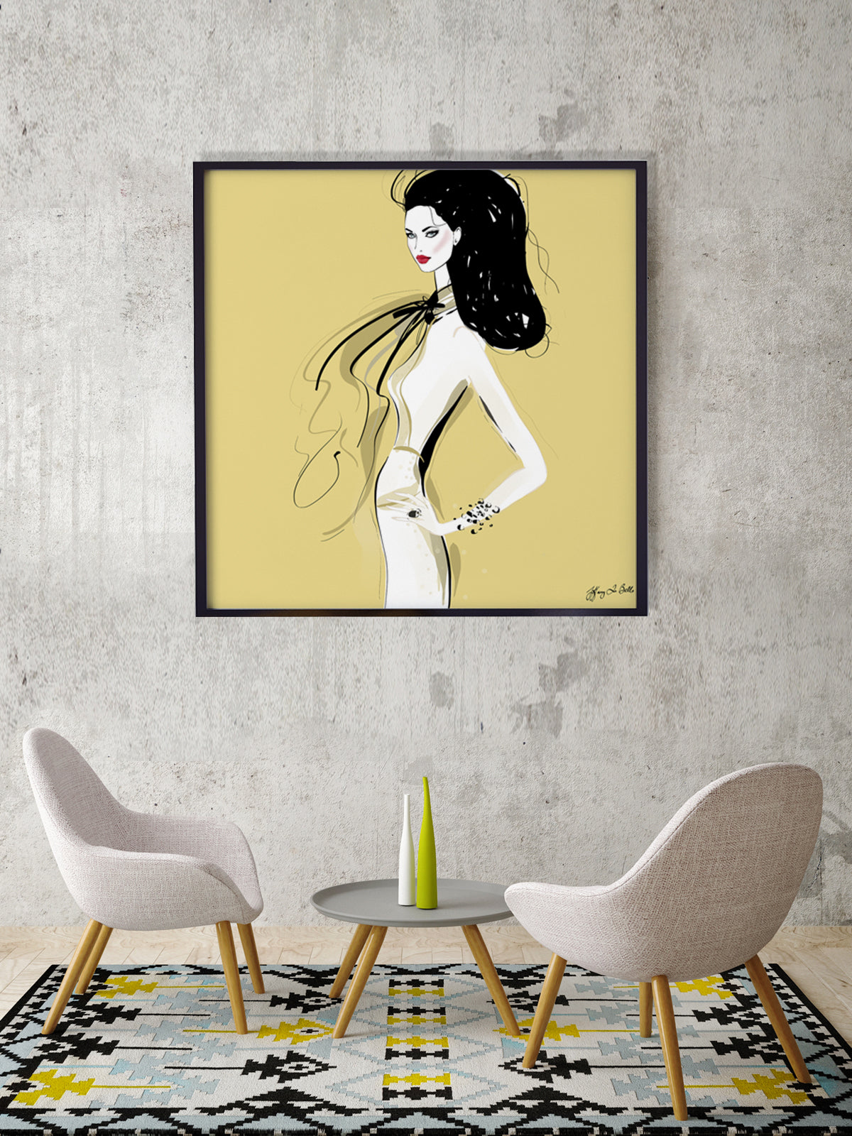 She's All Style - Illustration - Limited Edition Print - Tiffany La Belle