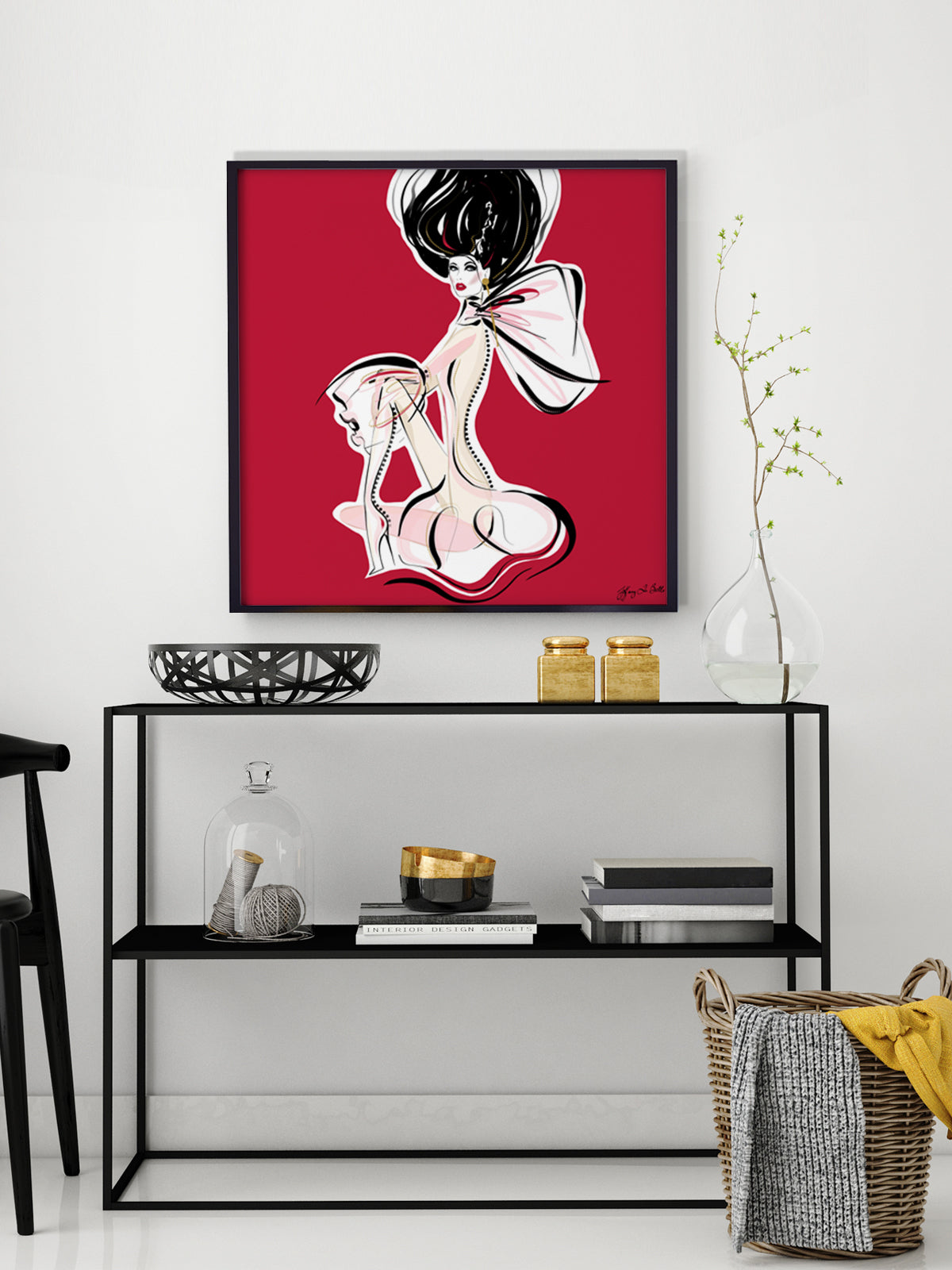 Cabaret Drama - Illustration - Limited Edition Print - Tiffany La Belle