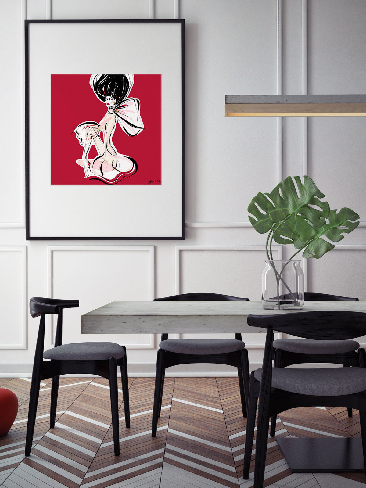 Cabaret Drama - Illustration - Limited Edition Print - Tiffany La Belle