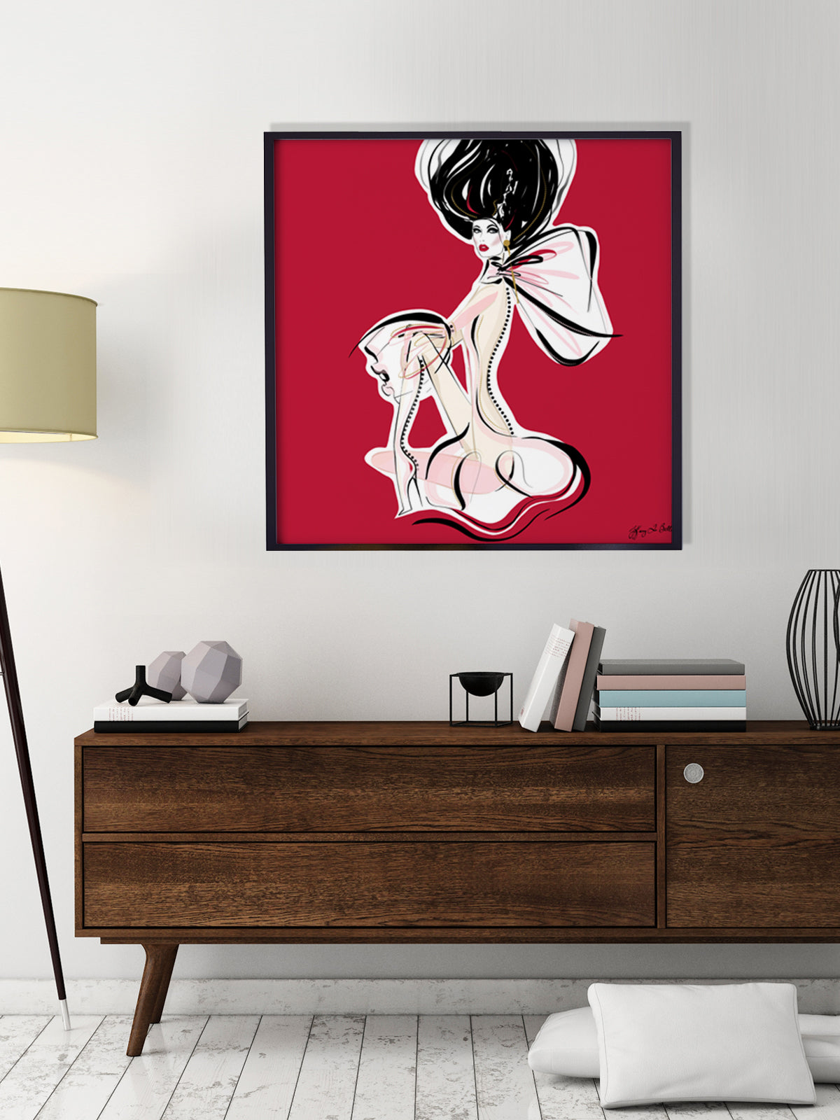 Cabaret Drama - Illustration - Limited Edition Print - Tiffany La Belle