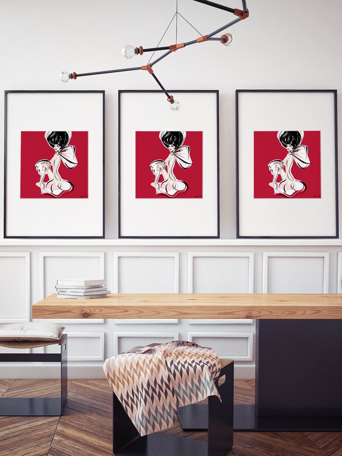 Cabaret Drama - Illustration - Limited Edition Print - Tiffany La Belle