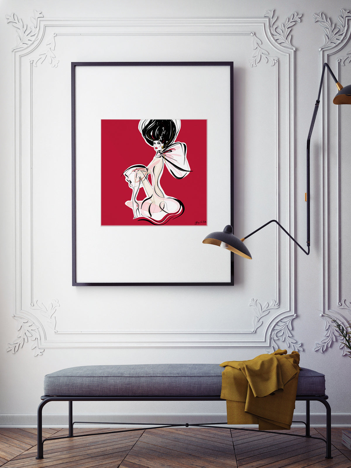 Cabaret Drama - Illustration - Limited Edition Print - Tiffany La Belle