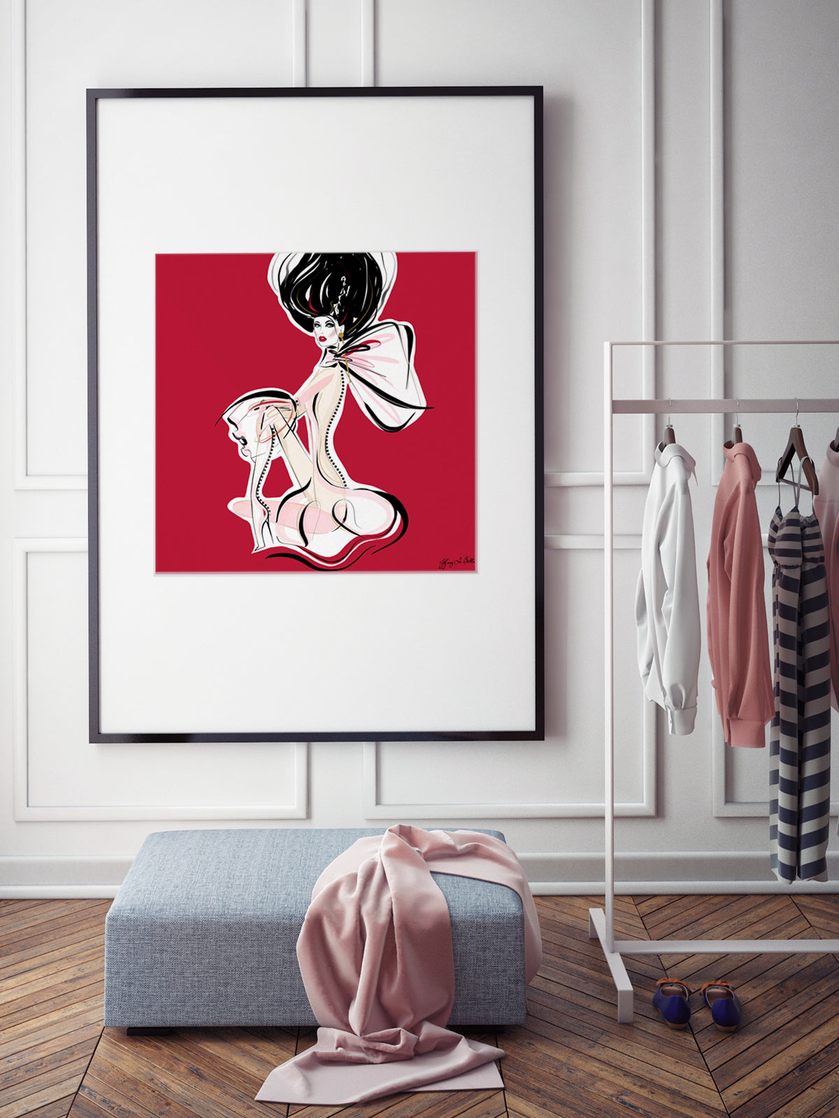 Cabaret Drama - Illustration - Limited Edition Print - Tiffany La Belle