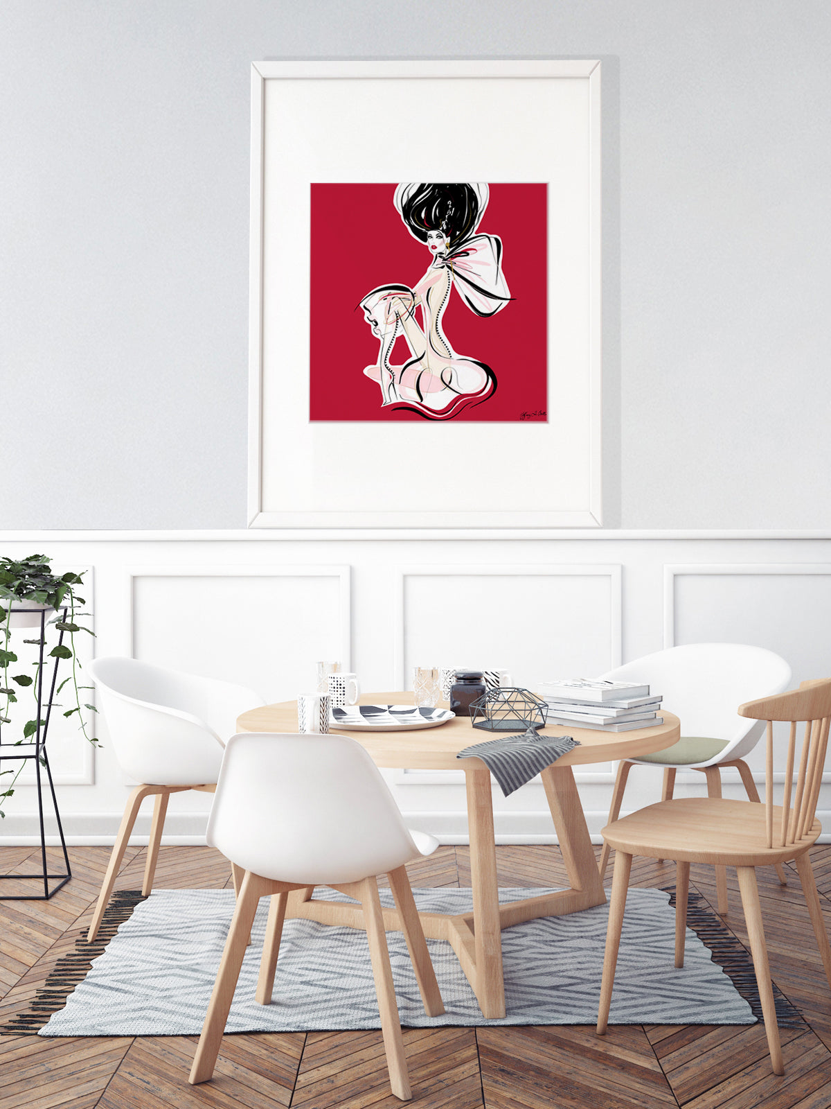 Cabaret Drama - Illustration - Limited Edition Print - Tiffany La Belle
