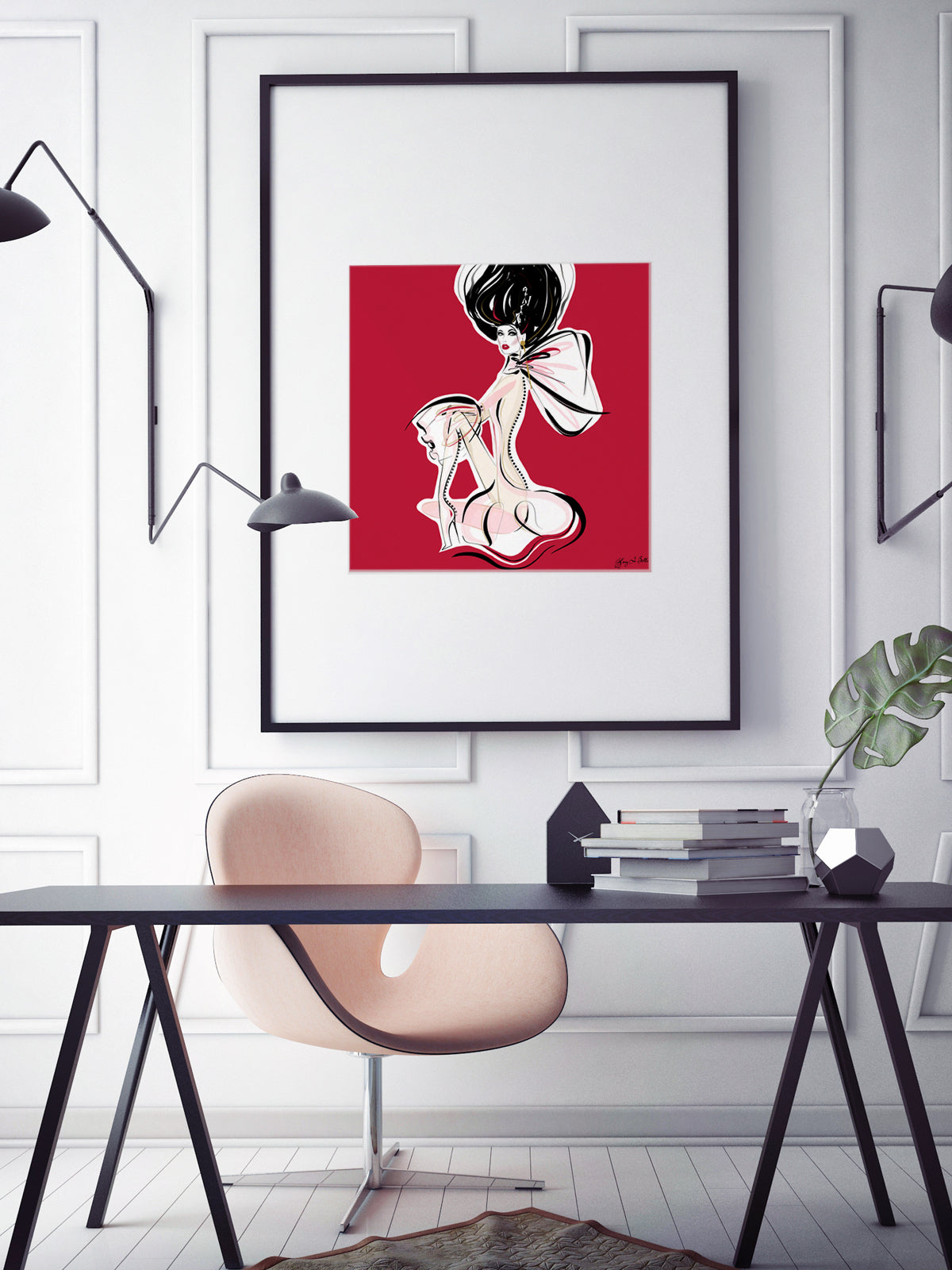 Cabaret Drama - Illustration - Limited Edition Print - Tiffany La Belle