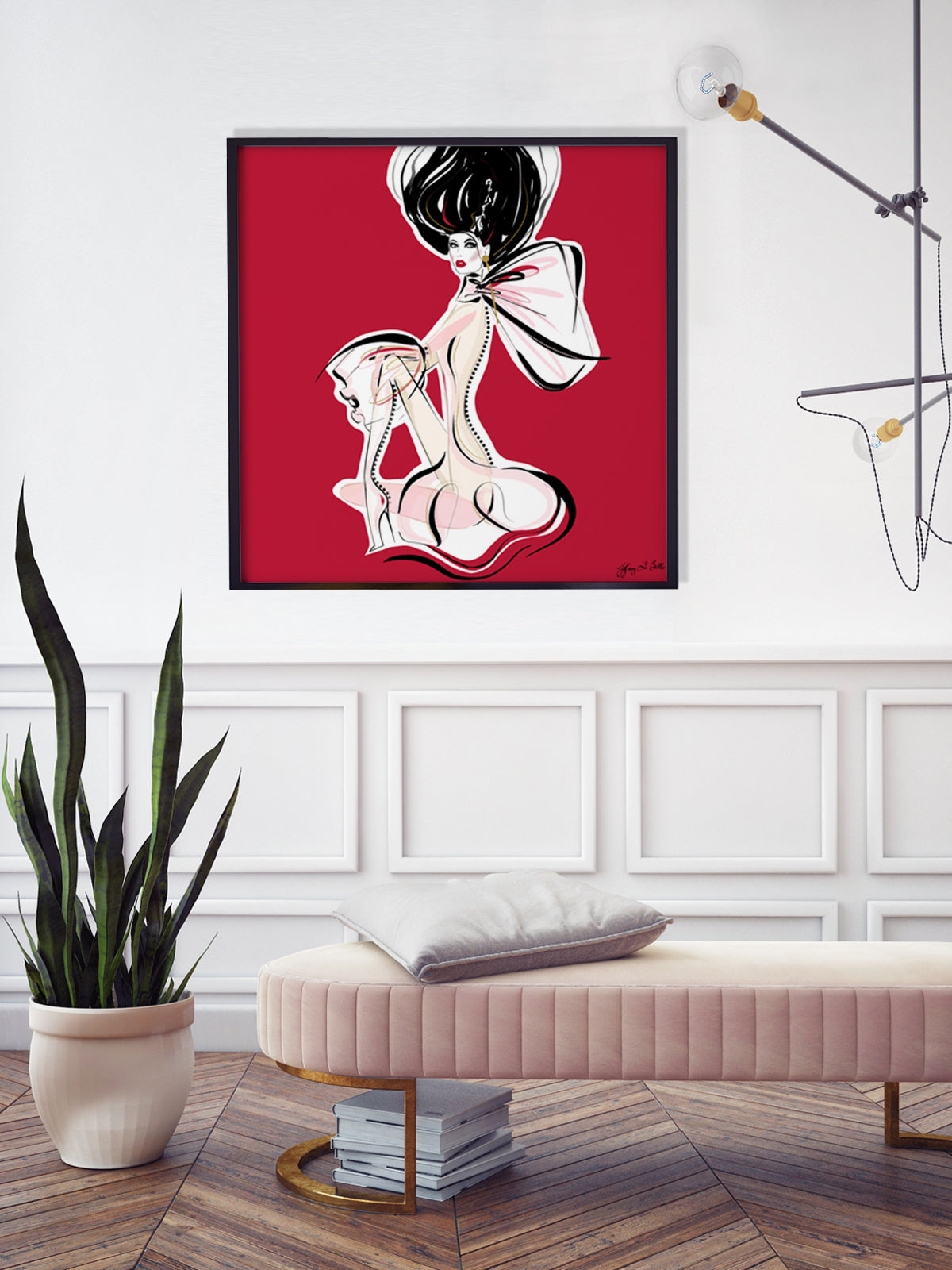 Cabaret Drama - Illustration - Limited Edition Print - Tiffany La Belle