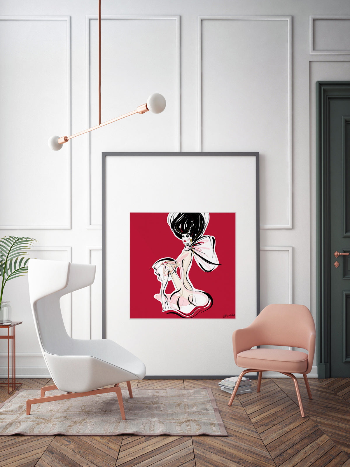Cabaret Drama - Illustration - Limited Edition Print - Tiffany La Belle