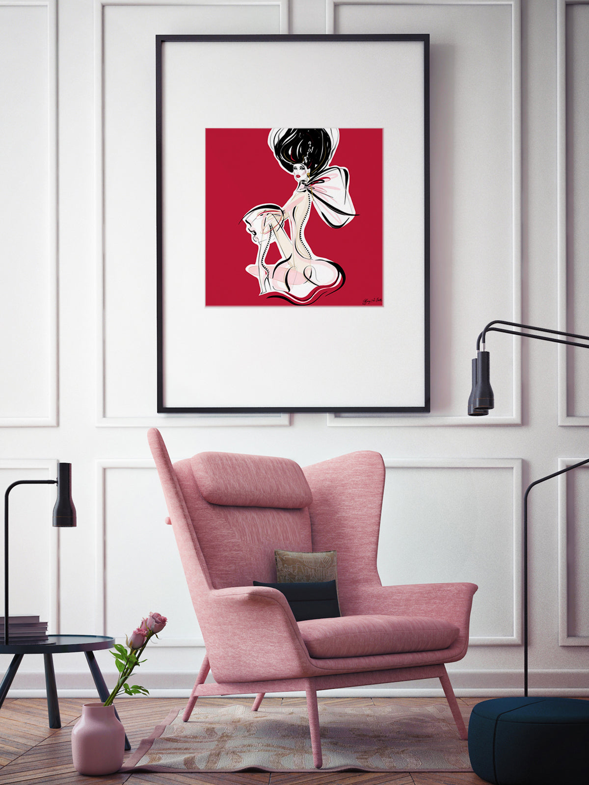 Cabaret Drama - Illustration - Limited Edition Print - Tiffany La Belle