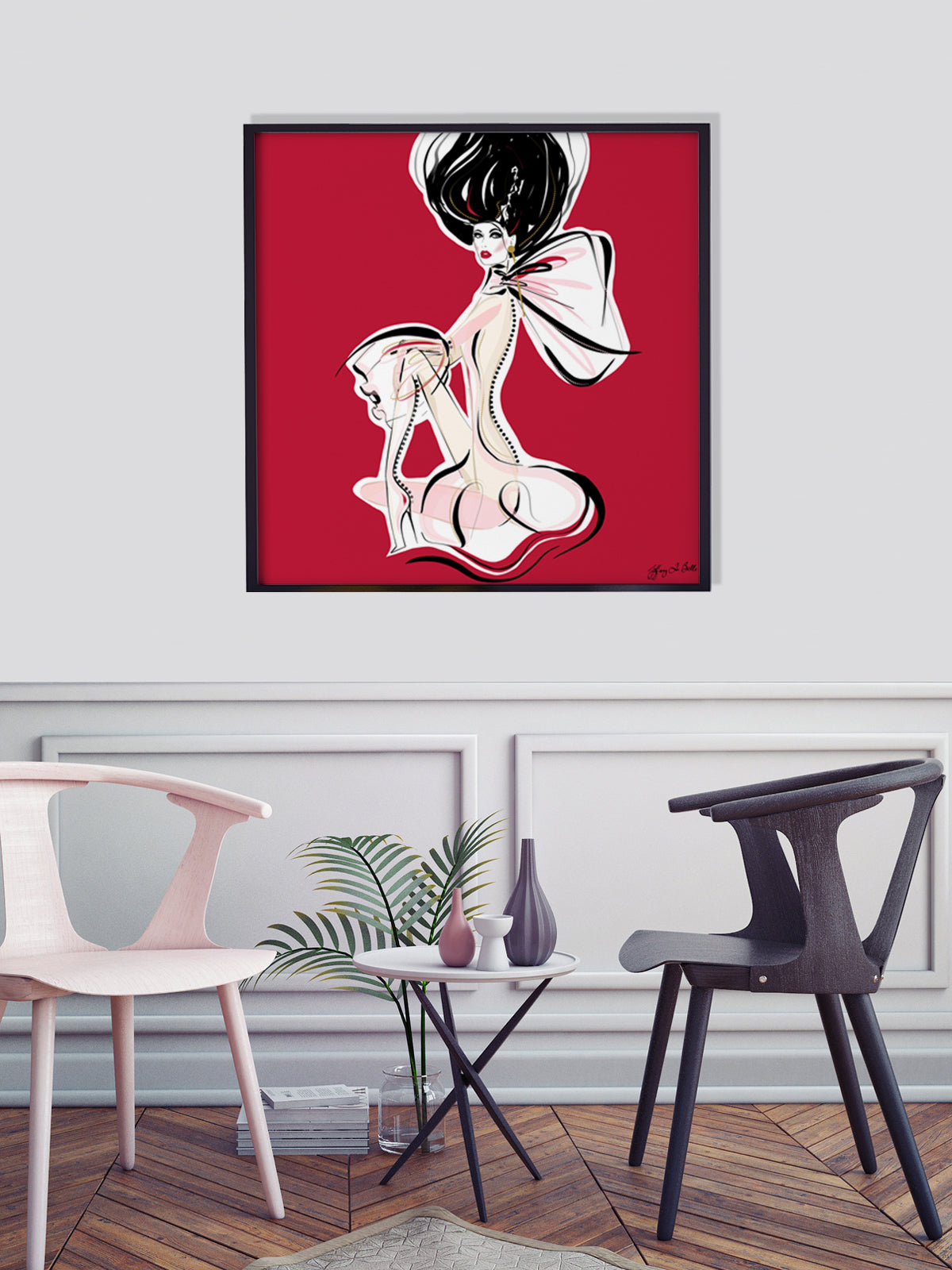 Cabaret Drama - Illustration - Limited Edition Print - Tiffany La Belle