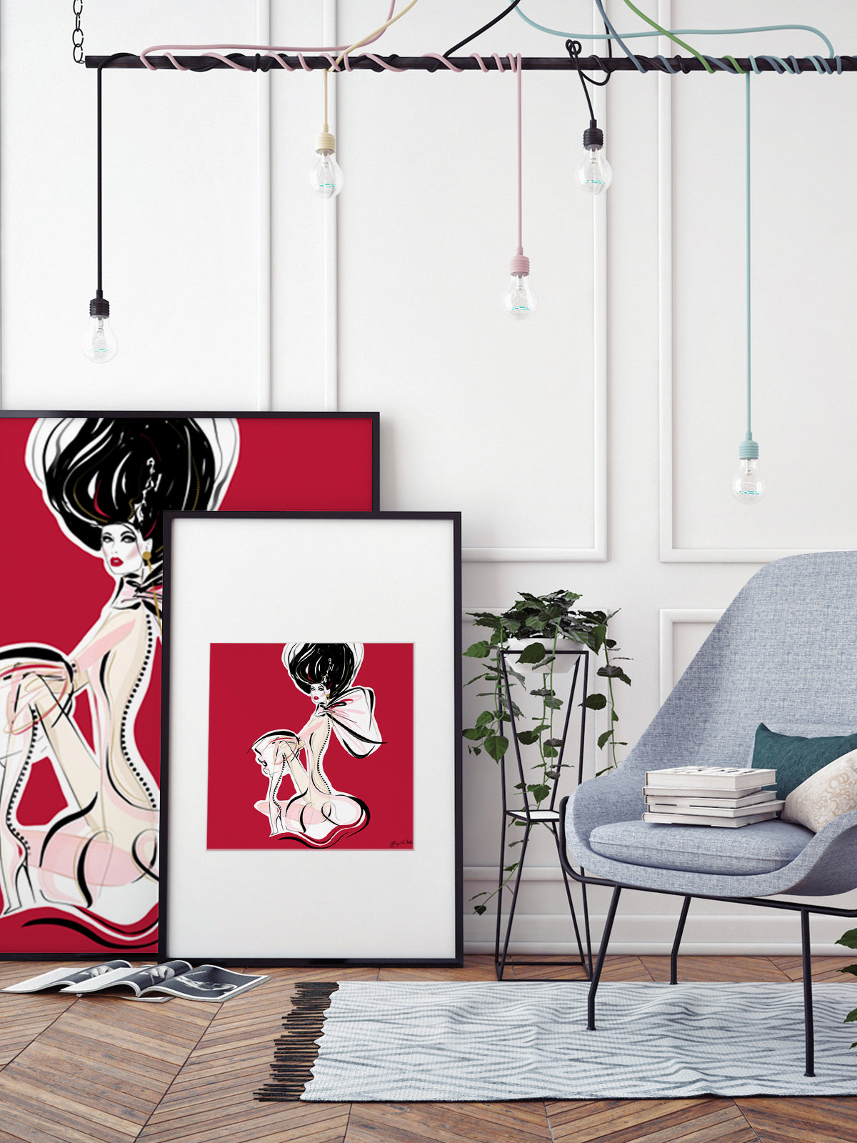 Cabaret Drama - Illustration - Limited Edition Print - Tiffany La Belle