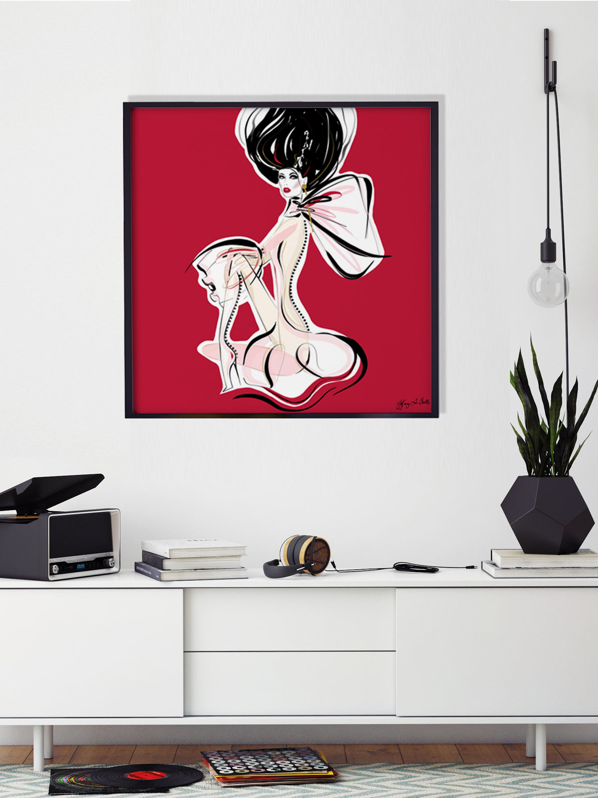 Cabaret Drama - Illustration - Limited Edition Print - Tiffany La Belle