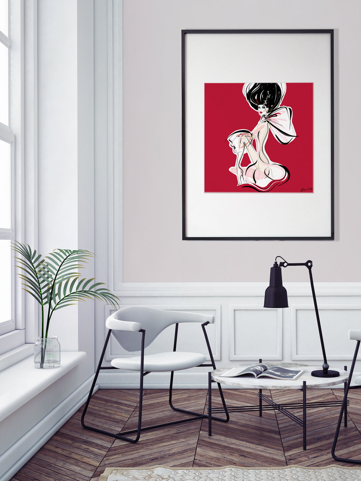 Cabaret Drama - Illustration - Limited Edition Print - Tiffany La Belle